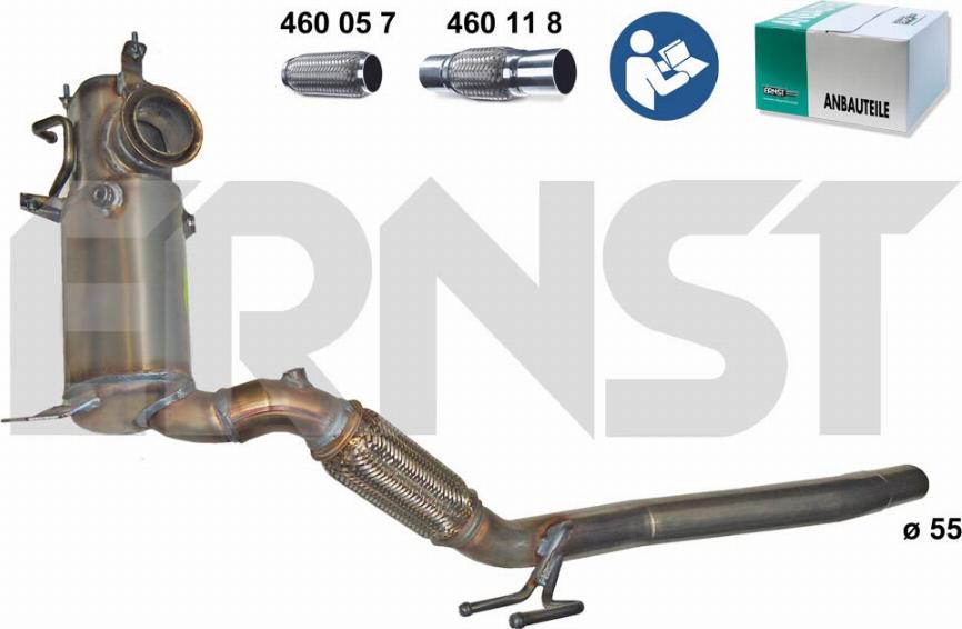 ERNST 920100 - Soot / Particulate Filter, exhaust system car-mod.net