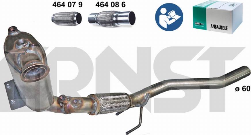 ERNST 910163 - Soot / Particulate Filter, exhaust system car-mod.net