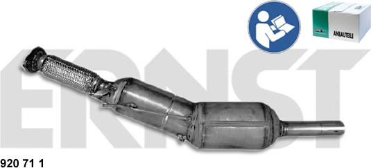 ERNST 920711 - Soot / Particulate Filter, exhaust system car-mod.net