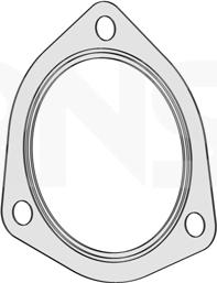 ERNST 499576 - Gasket, exhaust pipe car-mod.net
