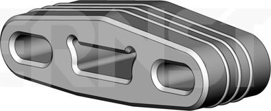 ERNST 499040 - Holding Bracket, silencer car-mod.net