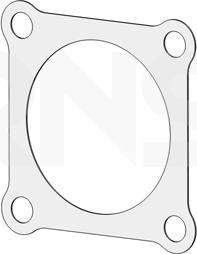 ERNST 498654 - Gasket, exhaust pipe car-mod.net