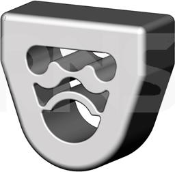 ERNST 497343 - Holding Bracket, silencer car-mod.net