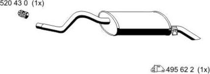 ERNST 522069 - End Silencer car-mod.net