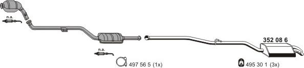 ERNST 040492 - Exhaust System car-mod.net