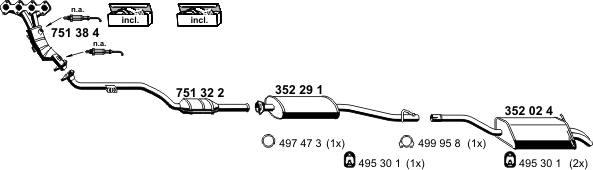 ERNST 040445 - Exhaust System car-mod.net