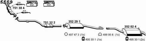 ERNST 040632 - Exhaust System car-mod.net