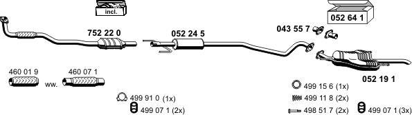 ERNST 050472 - Exhaust System car-mod.net