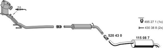 ERNST 071640 - Exhaust System car-mod.net
