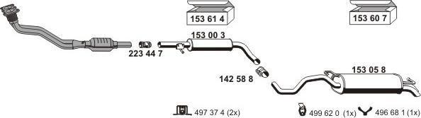 ERNST 010439 - Exhaust System car-mod.net