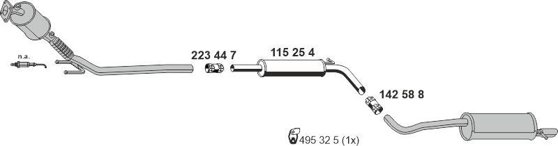 ERNST 010761 - Exhaust System car-mod.net