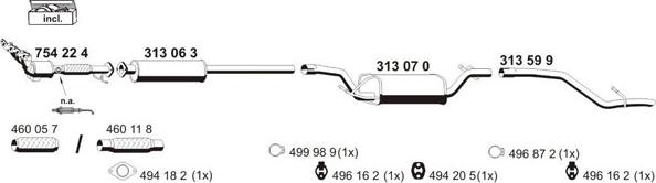 ERNST 031662 - Exhaust System car-mod.net
