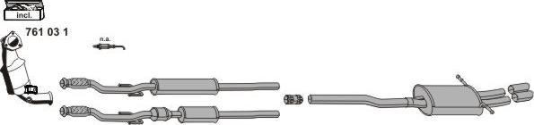 ERNST 020487 - Exhaust System car-mod.net