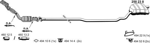 ERNST 020257 - Exhaust System car-mod.net
