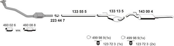 ERNST 070499 - Exhaust System car-mod.net