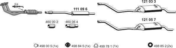 ERNST 070020 - Exhaust System car-mod.net