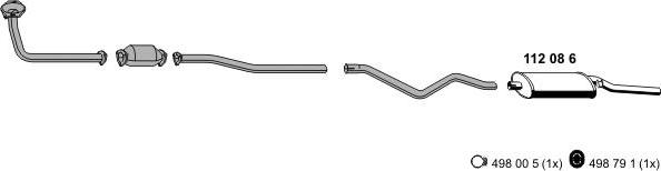 ERNST 070388 - Exhaust System car-mod.net