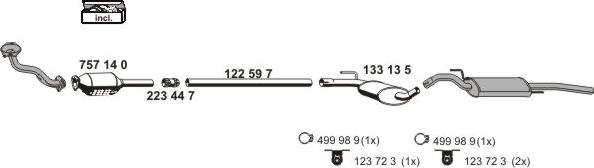 ERNST 070379 - Exhaust System car-mod.net