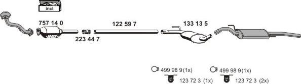 ERNST 070240 - Exhaust System car-mod.net