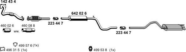 ERNST 070793 - Exhaust System car-mod.net