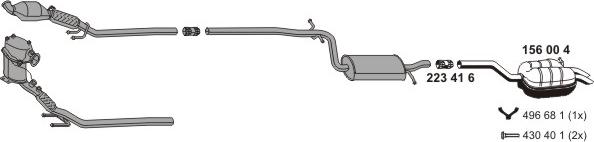 ERNST 071588 - Exhaust System car-mod.net
