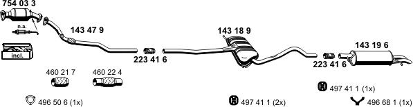 ERNST 071582 - Exhaust System car-mod.net