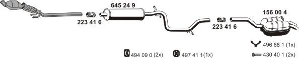 ERNST 071528 - Exhaust System car-mod.net