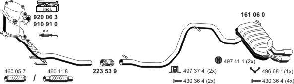 ERNST 071697 - Exhaust System car-mod.net