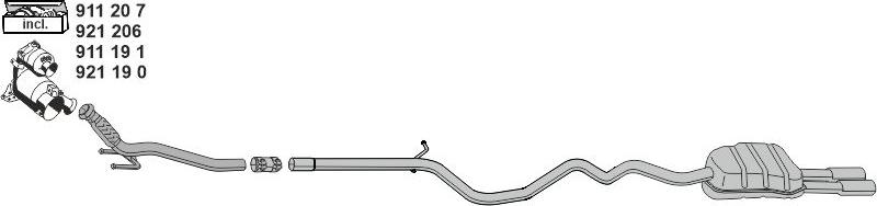 ERNST 071843 - Exhaust System car-mod.net