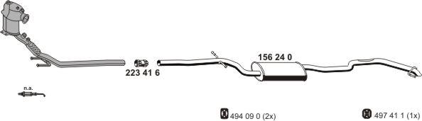 ERNST 071864 - Exhaust System car-mod.net