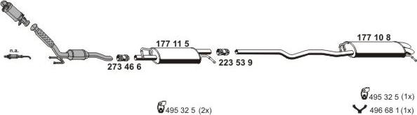 ERNST 071890 - Exhaust System car-mod.net