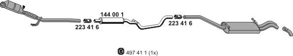 ERNST 071394 - Exhaust System car-mod.net