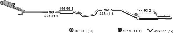 ERNST 071393 - Exhaust System car-mod.net