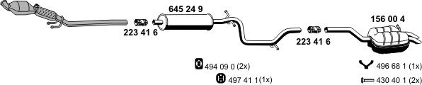 ERNST 071378 - Exhaust System car-mod.net