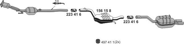ERNST 071767 - Exhaust System car-mod.net