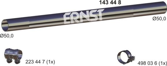 ERNST 143448 - Exhaust Pipe car-mod.net