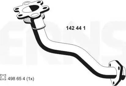ERNST 142441 - Exhaust Pipe car-mod.net