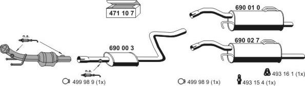 ERNST 160056 - Exhaust System car-mod.net