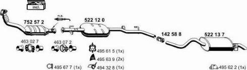 ERNST 100148 - Exhaust System car-mod.net