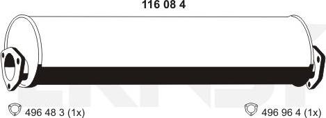 ERNST 116084 - End Silencer car-mod.net