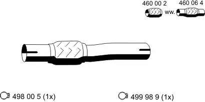ERNST 111478 - Exhaust Pipe car-mod.net