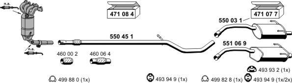 ERNST 120170 - Exhaust System car-mod.net