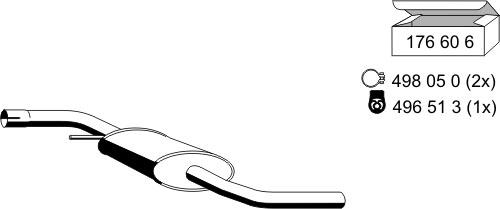 ERNST 177016 - Middle Silencer car-mod.net
