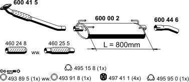 ERNST 340020 - Exhaust System car-mod.net