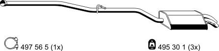 ERNST 352086 - End Silencer car-mod.net