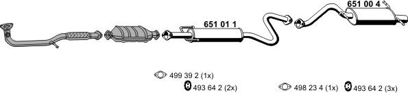 ERNST 240030 - Exhaust System car-mod.net