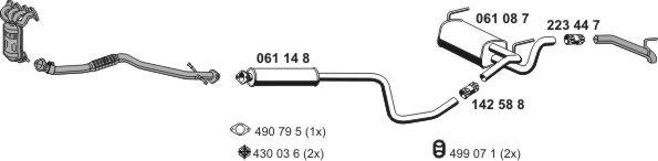 ERNST 280015 - Exhaust System car-mod.net