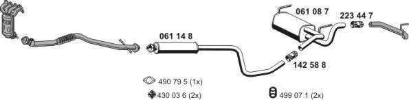 ERNST 280016 - Exhaust System car-mod.net