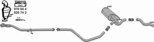 ERNST 280019 - Exhaust System car-mod.net