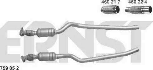 ERNST 759052 - Catalytic Converter car-mod.net